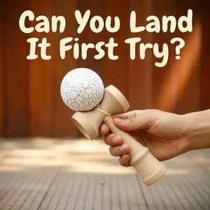 Classic Kendama Toy, Fun Hand-Eye Coordination Game, Balance Challenge Game, Engaging Kids' Activity, Perfect Gift for Children