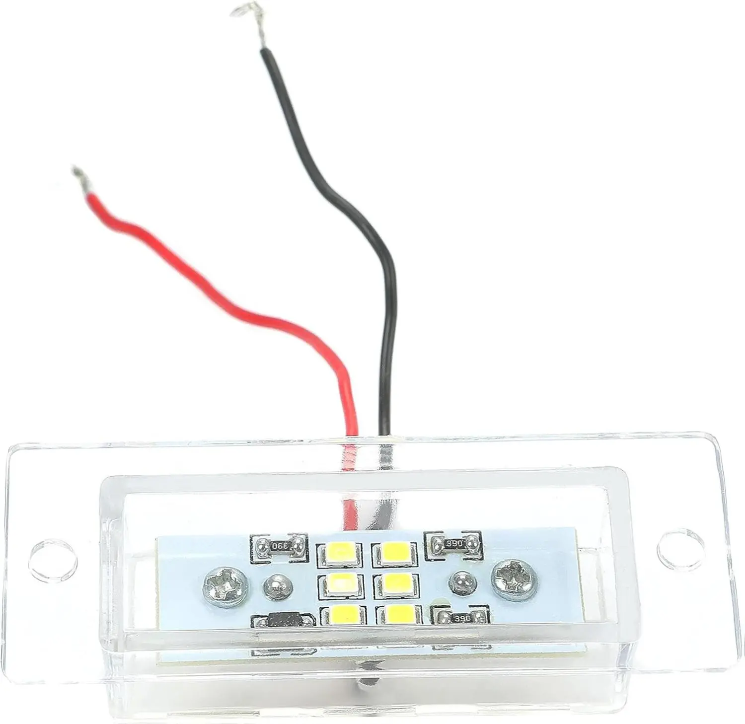 Universal License Plate LED Light For Roll Pan Bumper New