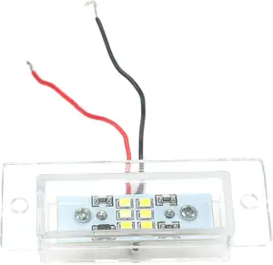 Universal License Plate LED Light For Roll Pan Bumper New