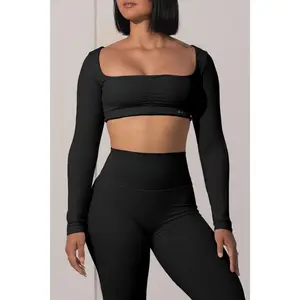 LUXE MOTION LS CROP TOP