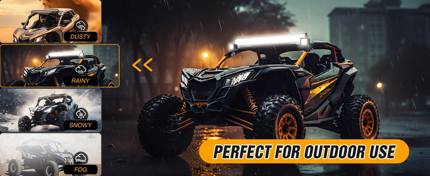 Nilight Light Bar Mounting Brackets for 42-45 Inch LED Bars UTV Roof Upper Windshield Compatible with Can-am Maverick X3 MAX All Models 2017 2018 2019 2020 2021 2022 2023 2024