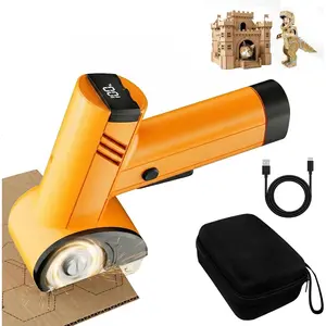 2026 Upgrade 4.2V Cardboard  Electric & Craft , Rechargeable Box  for DIY Projects, Brushless  Power  Tool with LED Display, Multi- for Fabric, Leather, Carpet