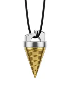 Gurren Lagann Core Drill Necklace Anime Tengen Toppa Gurren-Lagann Necklaces Simon Ganman Spiral Pendant Necklace For Women Men Hold Accessories Jewelry Decor or Keychain High End Necklace Exquisite Jewelry Gift