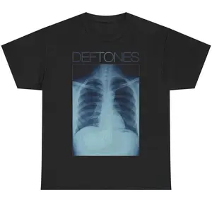 Deftones X-Ray 2012  Unisex Black T-shirt – Classic Rock Band Graphic Unisex Cotton Tee