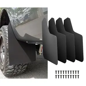 Universal Car Mud Flaps，For Chevrolet Blazer Wide Rally Mud Flaps Splash Guards Mudguards 4Pcs Black