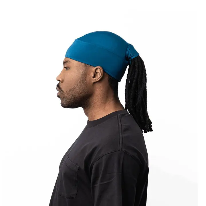 Durag for High Top Dreads and Braids PV1 Ocean Blue