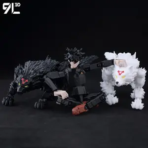 9L3D LUCKY13 Shikigami Duel Scene T13 Fushiguro Mahoraga Dogs Titan13 Poseable Dummy13 Anime Art Toys Model Christmas Gift