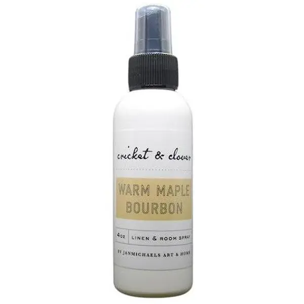 Cricket & Clover Warm Maple Bourbon Fragrance for Home Spray