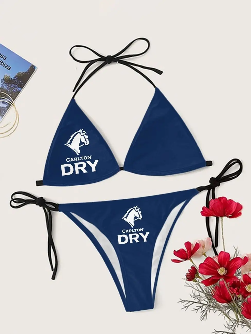 Carlton Dry Drinking Triangle Bikini Set