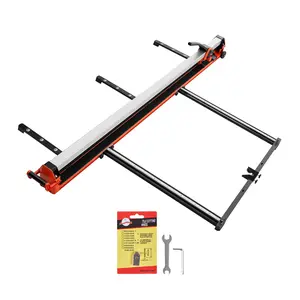 fathersdaygift VEVOR 71-Inch Manual Tile Cutter, Upgraded Rail and Sliding Head, Precision Alignment Guide, Tungsten Carbide Cutting Wheel, Support Legs with Swivel Wheels, for DIY Pros, Ceramic, Floor, Wall Tiles