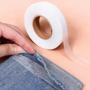 Generic 2559-Inch Double-Sided Iron-on Hem Tape - Hot Melt Non-Woven Adhesive Lining for Clothes, Pants & Fabric Alterations