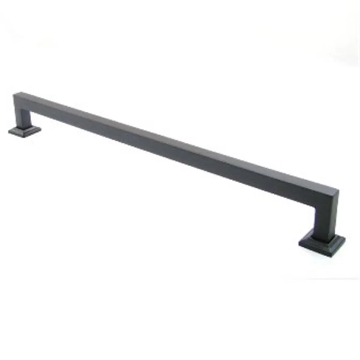 212 MAIN Oil Rubbed Bronze 9 In. On Center Square Drawer Pull - Contemporary, 0.75 lbs, 1 W x 9 3/4 L In, Bathroom Hardware, Modern