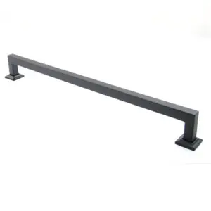 212 MAIN Oil Rubbed Bronze 9 In. On Center Square Drawer Pull - Modern Design Square Pull