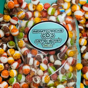Astro Blast Candy Infinity Rocks - Pica Snack with Spicy Seasoning and Chamoy Sauce Mix - Sweet mexican candy spicy candy