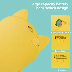 Kids LCD writing board, 10 inch color graffiti board tablet, Recorder, play sound and drawing, Corky-shaped toddler Learning travel toy, suitable for 3, 4, 5, 6 years old, boys and girls