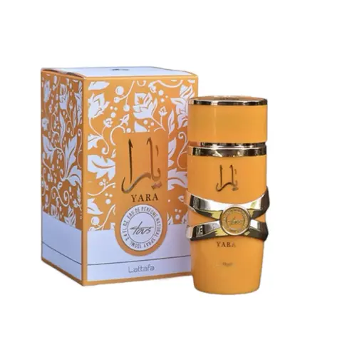 Yara Tous Long-Lasting Unisex Eau De Parfum Spray, 100ml/3.40oz, Exquisite Aroma, High-Quality Ingredients, Elegant Bottle Design, Musk Fusion, Fruity Scent, Floral Fragrance Blend, Perfect Gift, Single Item Perfumes