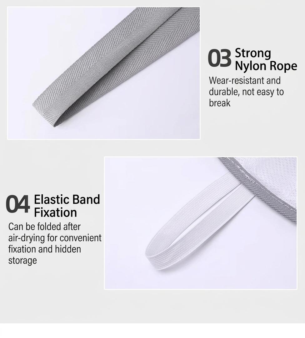 2-Tier Folding Mesh Clothes Hanging Dryer Large Laundry Drying Rack for Sweaters Flat Air-Drying Solution to Prevent Deformation