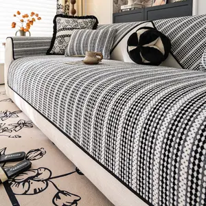 Modern Chenille Sofa Cover, Durable Pet-Friendly Design, All-Season Use, Suitable for 3/4 Seater, Lightweight and Easy to Clean, Couch Cover