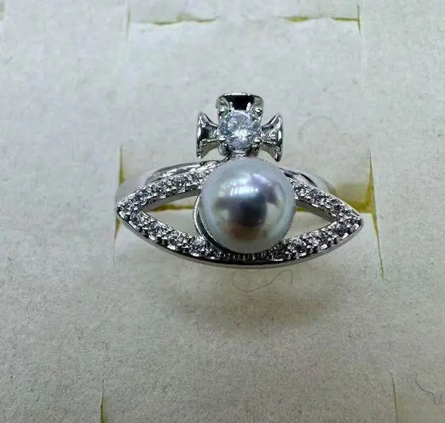 6-7mm Madama Akoya Pearl Saturn Ring	