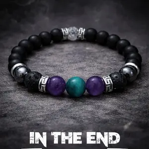Dragons Breath Jewelry Memorial Bracelet - Casual Unisex Memorial Wear, Gemstone Accent, 7" Fashion Costume Bracelet Accessory