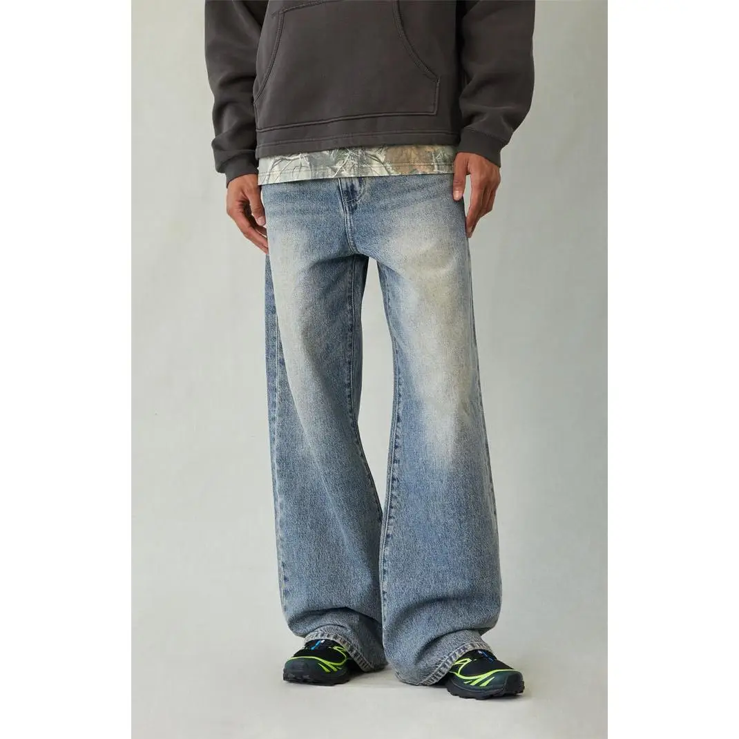 Pacsun Men's Blake Extreme Baggy Jeans Medium Blue Tint