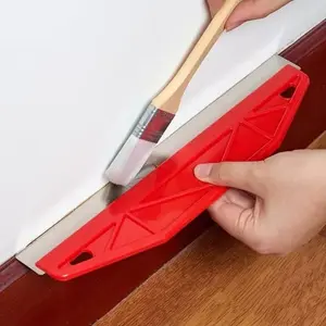 Professional 12-Inch Heavy-Duty Paint Edge Protector, Ergonomic Handle, Durable Plastic/metal, Wall Trim, Wallpaper Cutting, Home & Commercial Use