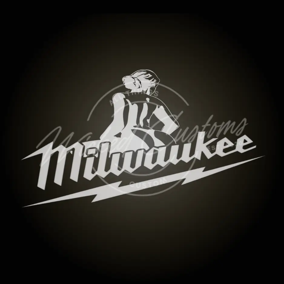 Milwauke decal, car and truck decal high quality vinyl