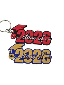 Class of 2026 Keychain Customizable Graduation Gift for Seniors, Personalized School Year Keepsake & Tassel Charm Accessory
