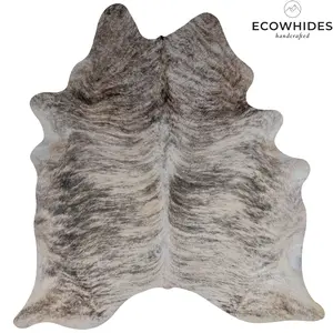 Grey Brindle Cowhide Rug