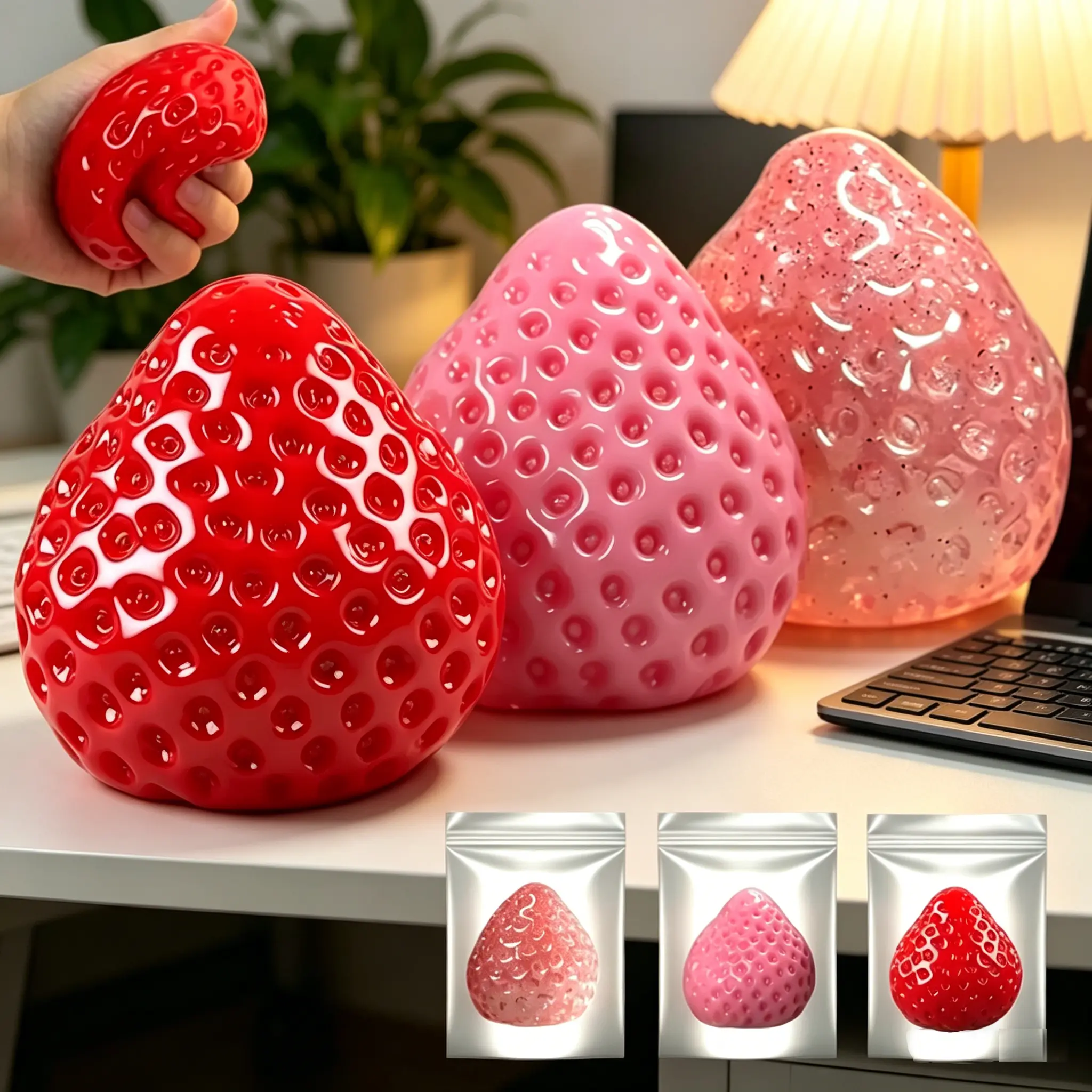 Red + Pink + Transparent