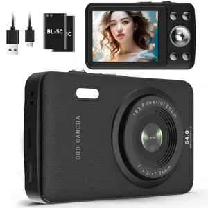 1080P digital camera, 16x zoom and 32G storage card, four colors optional -suitable for boys, girls and teenagers