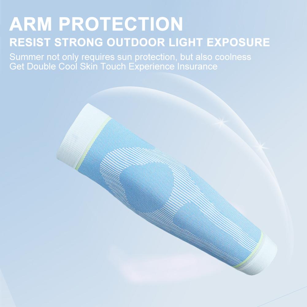 Compression Arm Sleeves for Men & Women, 360° Support Breathable UV Protection Arm Covers for Sports, Fitness, Outdoor Activities