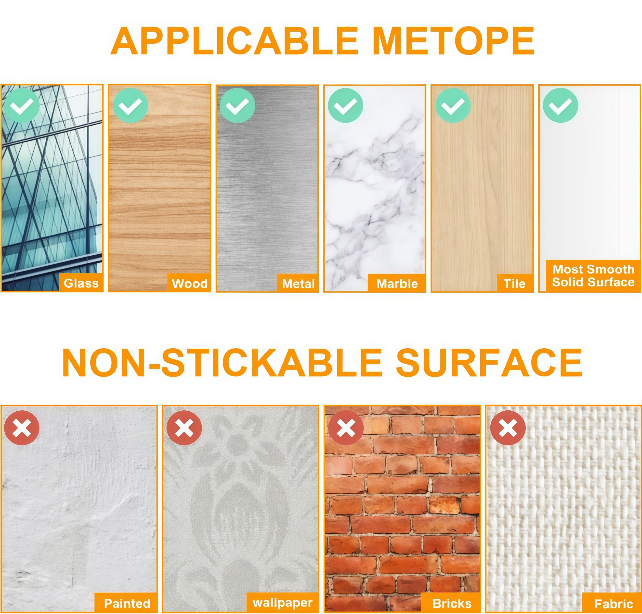 Removable Heavy Duty Adhesive Strips - 24 Pcs No Damage Wall Mounting Tapes, Strong Sticky No Residue Hanging Strips for Home, Office, DIY Decor