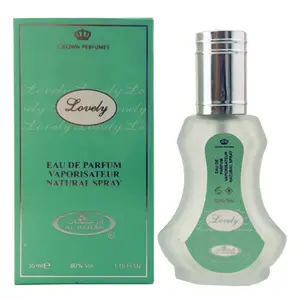 Al Rehab Lovely for Unisex Eau de Parfum Spray, 1.18 Ounce