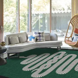 Snake Pattern Area Rug, 1 Count Non-slip Soft Floor Mat, Rectangle Home Decor Carpet for Living Room Bedroom, Home Decor Supplies