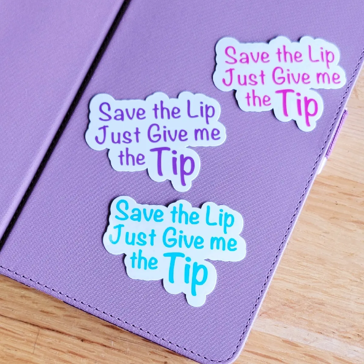 Save the Lip Server Book Sticker