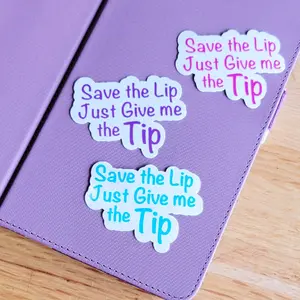 Save the Lip Server Book Sticker