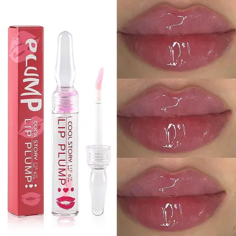 10ml Juicy Lip Oil, Moisturizing Lip Plumper, Hydrating Lip Care Oil for Girls & Women, Lip Plumper Gloss