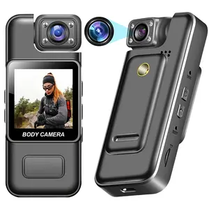 Handheld Clip On Camera 1080P HD With IR Night Vision and WiFi Connectivity for Vlogging Outdoor Activities Portable Body Recorder With Screen Playback