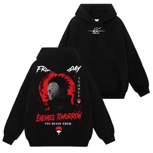 [Uchiha Fashion] Limited Obito Uchiha Akatsuki Friends Today Enemies Tomorrow You Never Know - Naruto Shippuden #116 Hoodie T-Shirt Sweatshirt, Retro Vintage Unisex Graphic 90s Cotton, Gift For Wibu, Anime Manga Y2K Streetwear