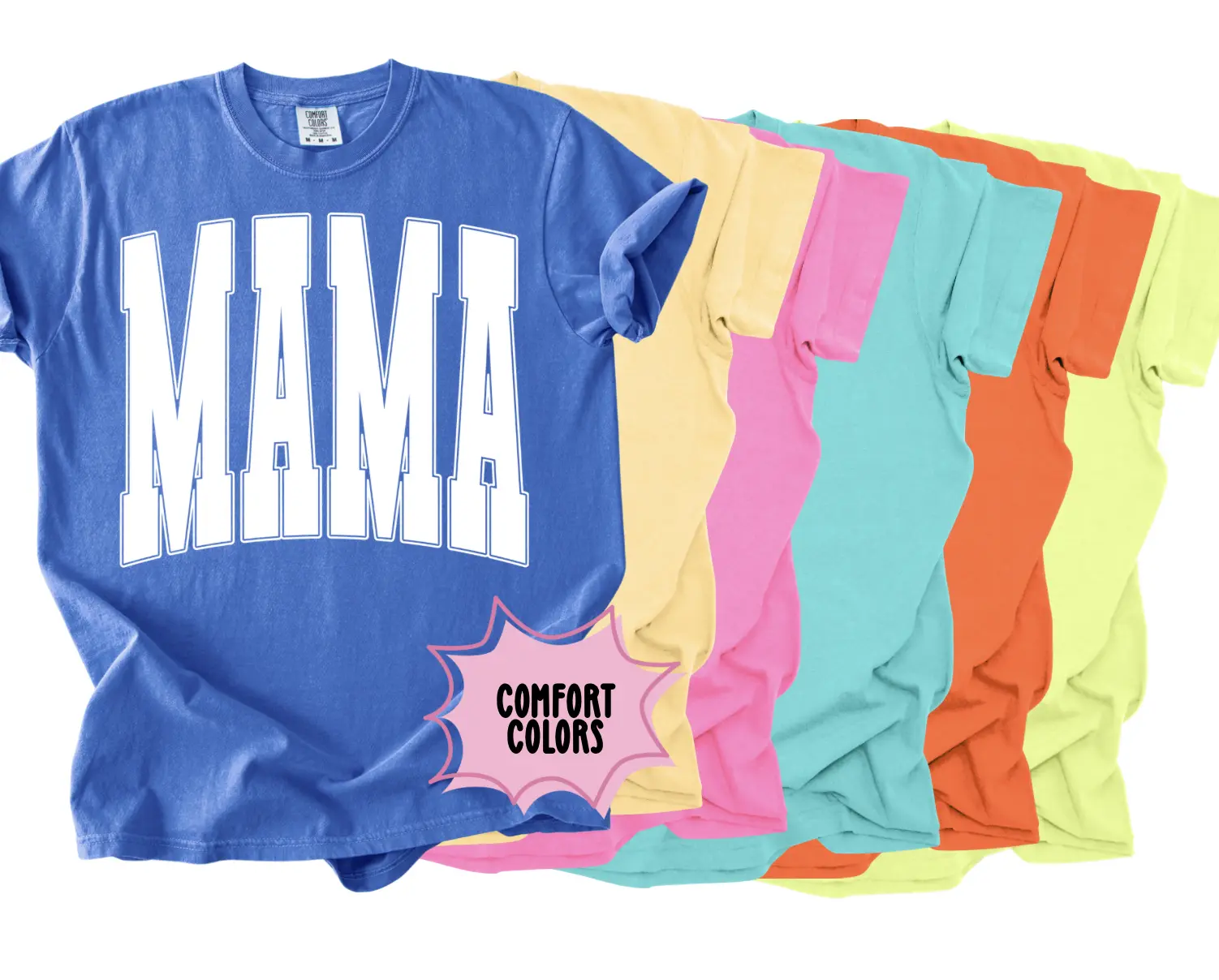 MAMA Oversized Print Sweatshirt and T-shirt
