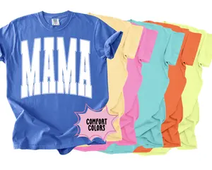 MAMA Oversized Print Sweatshirt and T-shirt