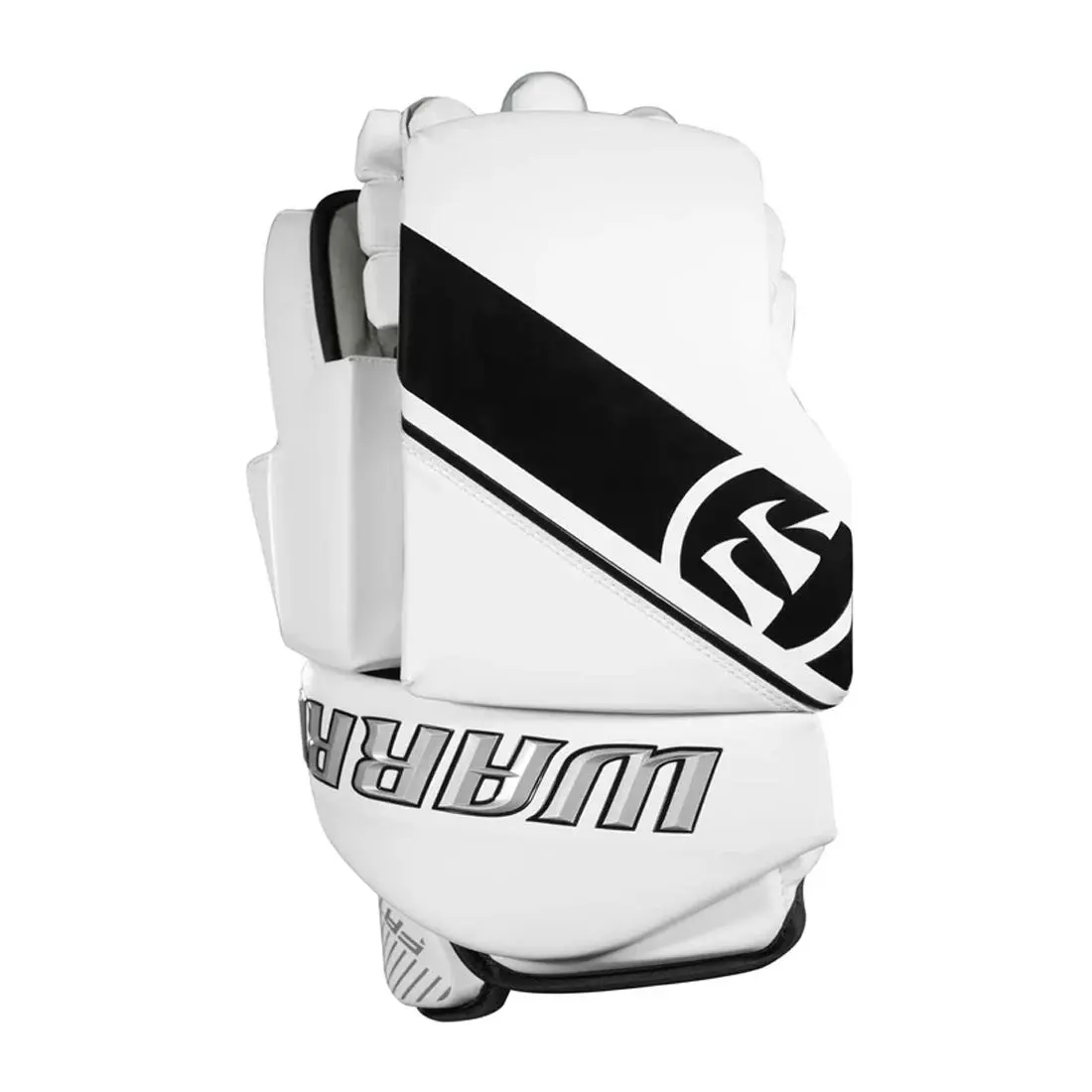 Warrior Fatboy Box Lacrosse Goalie Gloves - White