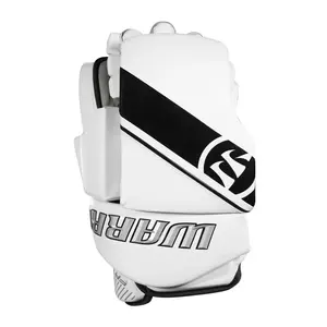 Warrior Fatboy Box Lacrosse Goalie Gloves - White