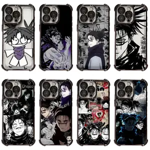Choso Kawaii Cool Unique Artistic Black Phone Cases For iPhone 17 16 15 14 13 12 11 Promax Pro Air Plus Shockproof Cover Casing Protection Best Gifts For Valentine Christmas Birthday Halloween