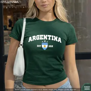 [Sale Up To 40%] Argentina Baby Tee, Argentina Flag Shirt, World Cup 2026