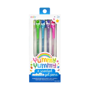 Yummy Yummy Scented Gel Pens - Metallic - Set of 6