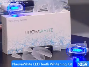 NUOVAWHITE Charcoal Edition 2 Person LED Teeth Whitening Kit