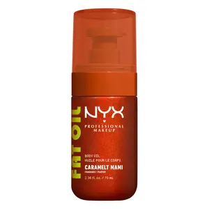 [NEW] Caramelt Mami Fat Oil Scented Body Oil, 24H Hydration, 4 Glowy Finishes, NYX Professional Makeup