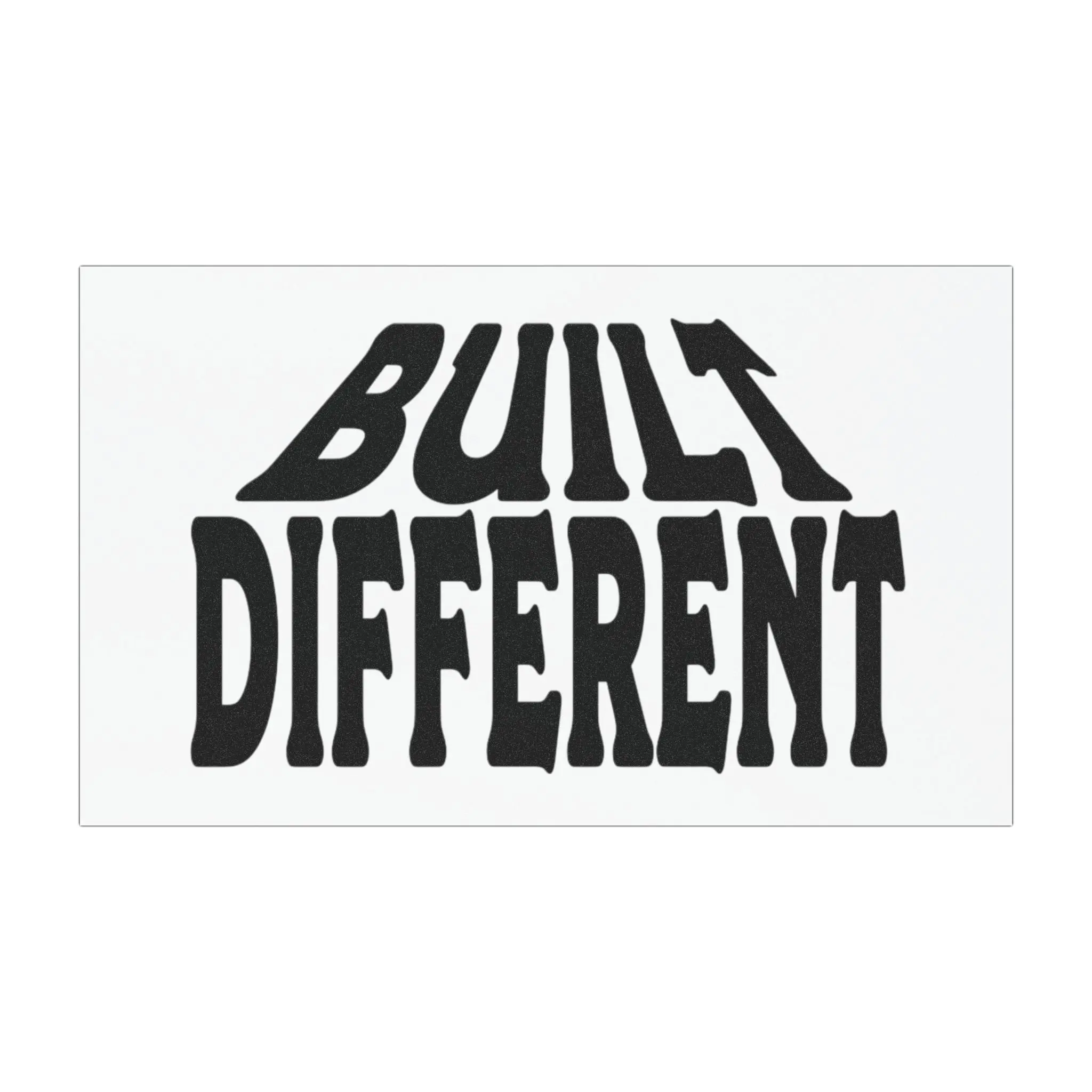 Built Different Car Magnets | Unique Vehicle Decor, Funny Gift, Road Trip Accessory, Customizable Car Art, Quirky Magnet Set